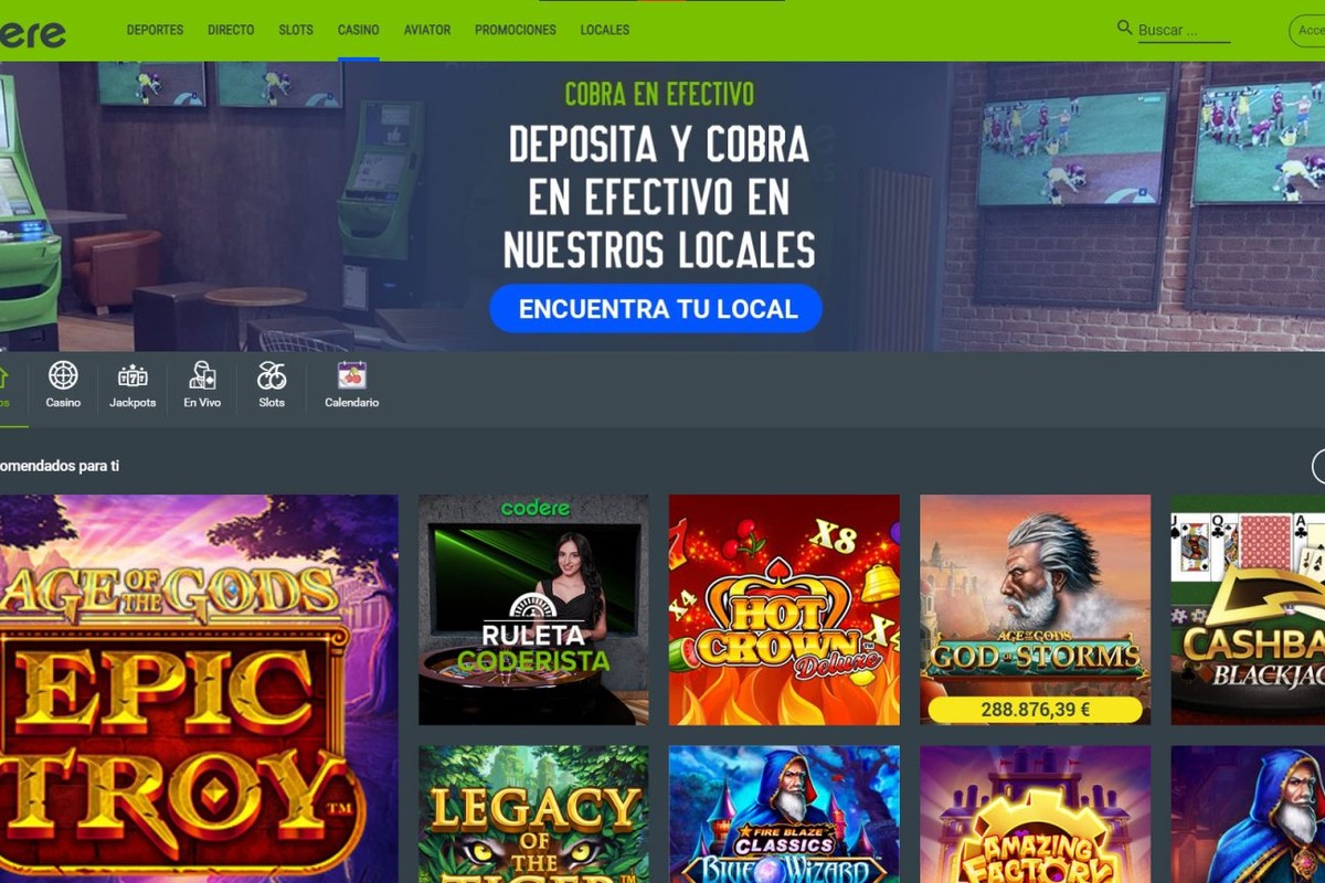 Codere screenshot 1